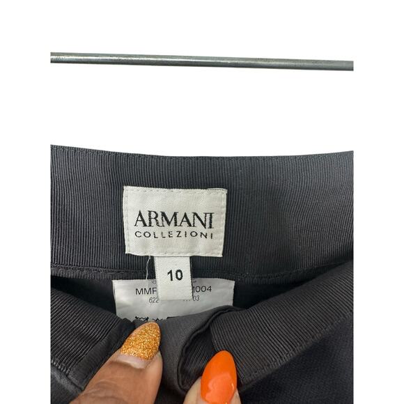Armani Collezioni Women's Gray Office Business Straight Leg Dress Pant Size 10 - Picture 2 of 9